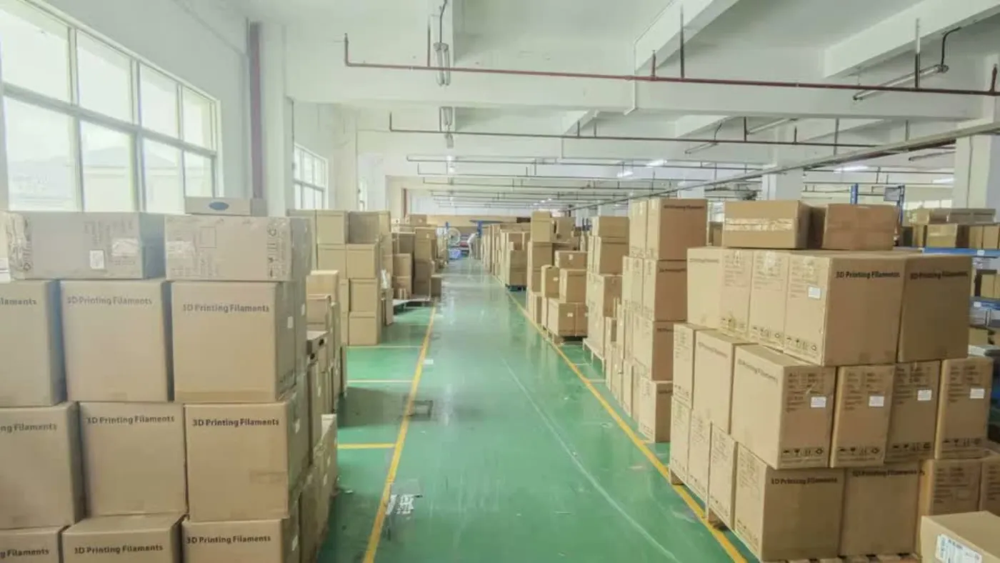 Export cartons stacked in the packing area of the assessed manufacturing partner