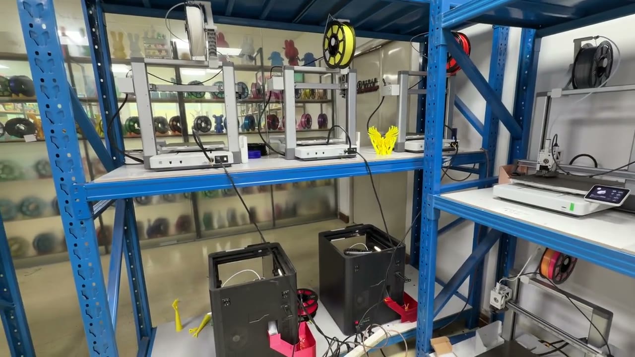 On-site validation printer farm testing filament batches before release