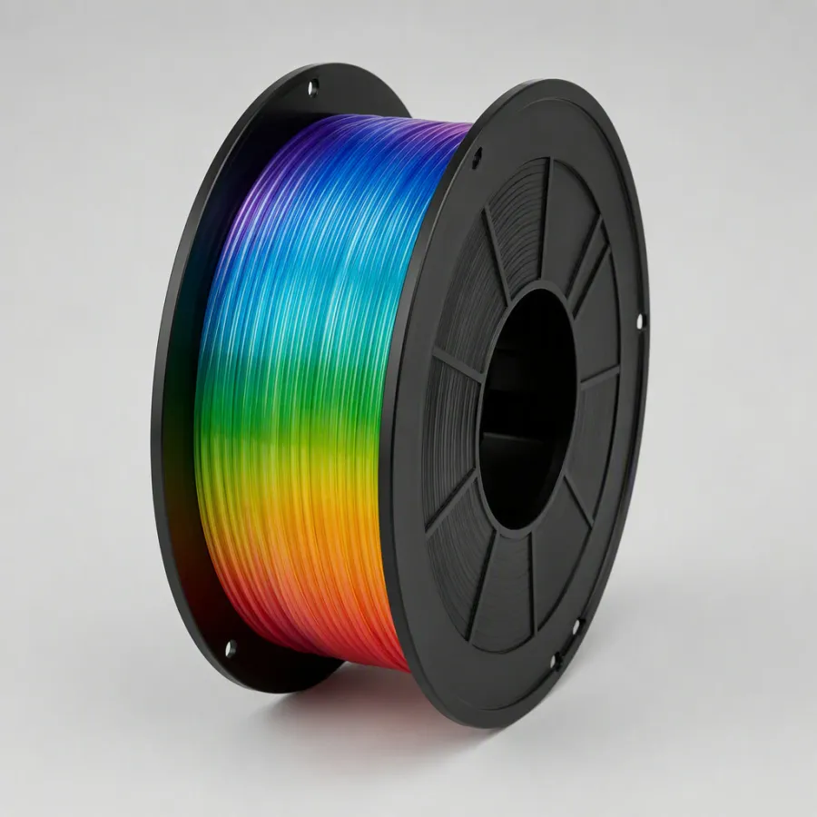 PETG Rainbow filament spool