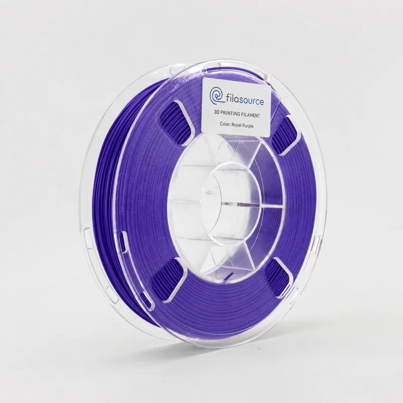 Transparent filament spool vacuum-sealed in a clear moisture-barrier bag